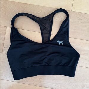 Victoria's Secret Black Sports Bra with Logo